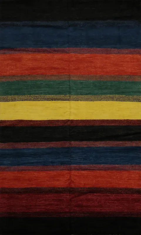 Vegetable Dye Handmade Gabbeh Kashkoli Oriental Rug 6x10