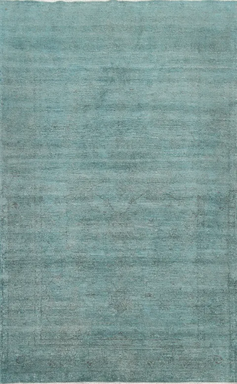 Vegetable Dye Chobi Peshawar Oriental Area Rug 6x9