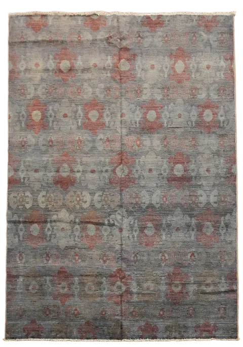Handmade Wool Gabbeh Kashkoli Oriental Area Rug 7x9