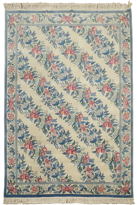 Vegetable Dye Aubusson Oriental Area Rug 9x12