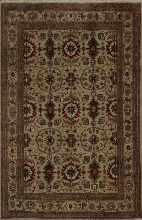 Handmade Wool Oushak Oriental Area Rug 9x11