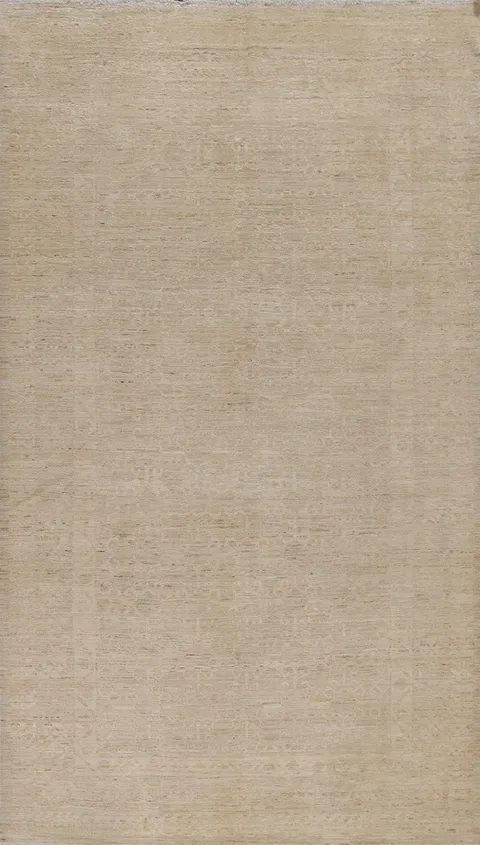 Vegetable Dye Muted Khotan Handmade Area Rug 6x10