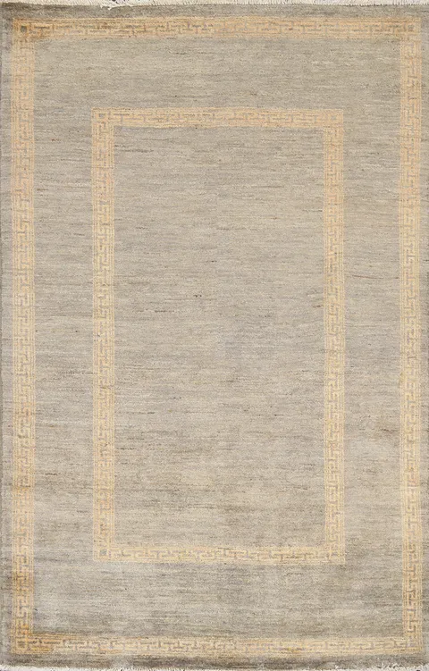 Handmade Gabbeh Kashkoli Oriental Area Rug 4x6