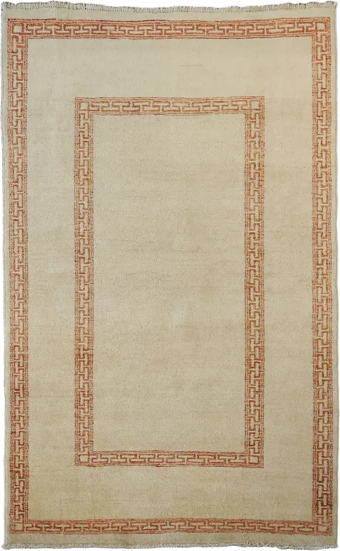 Hand-Knotted Gabbeh Kashkoli Oriental Area Rug 4x7