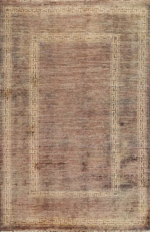 Handmade Gabbeh Kashkoli Oriental Wool Rug 4x6