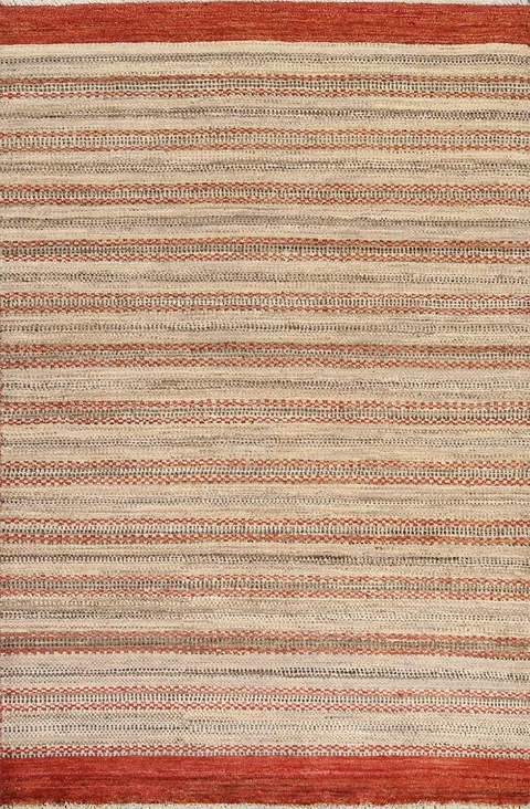 Handmade Gabbeh Kashkoli Oriental Area Rug 4x6