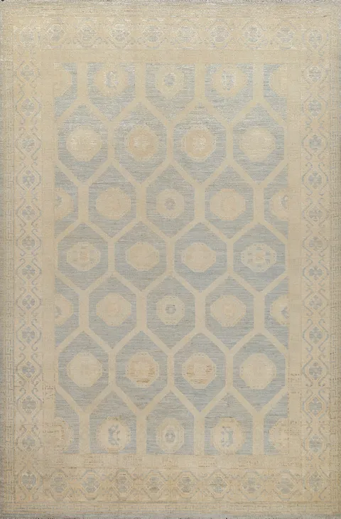 Vegetable Dye Wool Khotan Oriental Area Rug 7x10