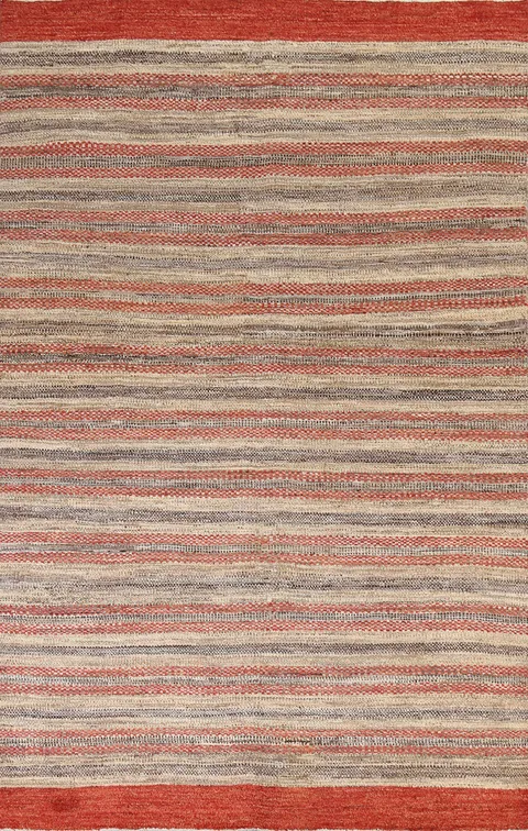 Handmade Gabbeh Kashkoli Oriental Wool Rug 6x8