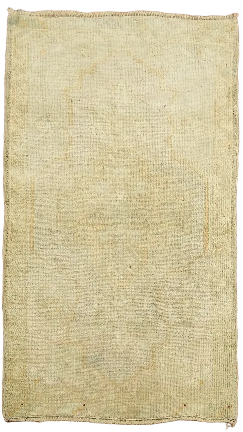Antique Look Anatolian Turkish Wool Rug 2x3