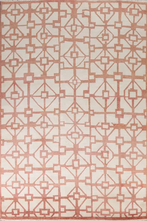 Hand-Knotted Wool Gabbeh Oriental Area Rug 8x10