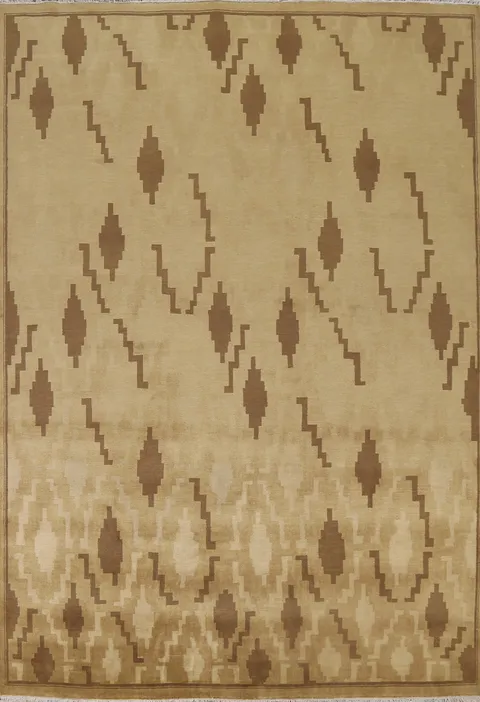 Handmade Wool Abstract Oriental Area Rug 8x10