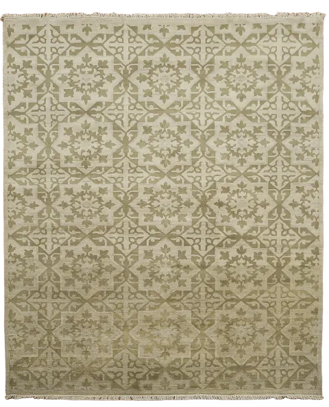 All-Over Geometric Abstract Oriental Area Rug 8x10