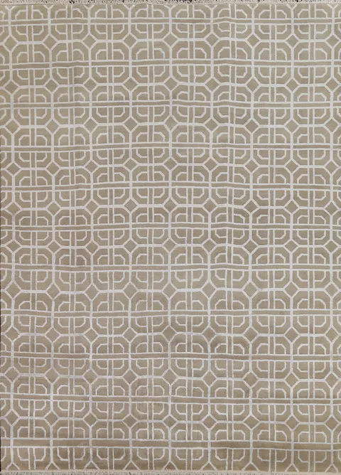 All-Over Geometric Modern Oriental Area Rug 8x10
