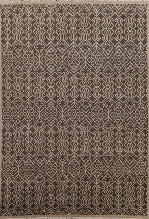 All-Over Geometric Modern Oriental Area Rug 8x10