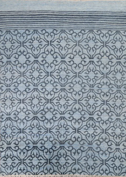 Handmade Wool Art & Craft Oriental Area Rug 8x9