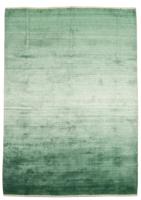Green Wool Gabbeh Oriental Area Rug 5x8