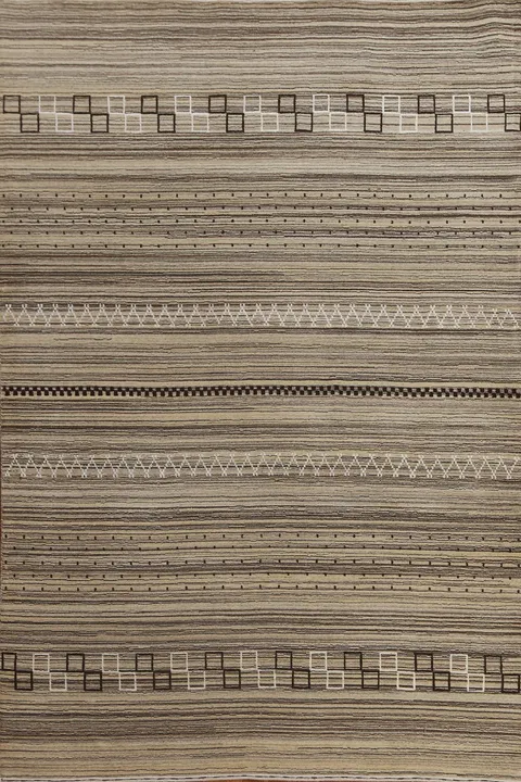 Handmade Wool Gabbeh Oriental Area Rug 6x8