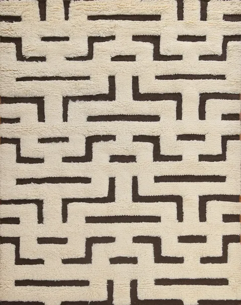 Geometric Moroccan Oriental Area Rug 6x7