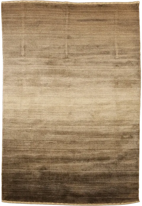 Modern Wool Gabbeh Oriental Area Rug 4x6