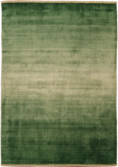 Green Handmade Gabbeh Oriental Wool Rug 4x6