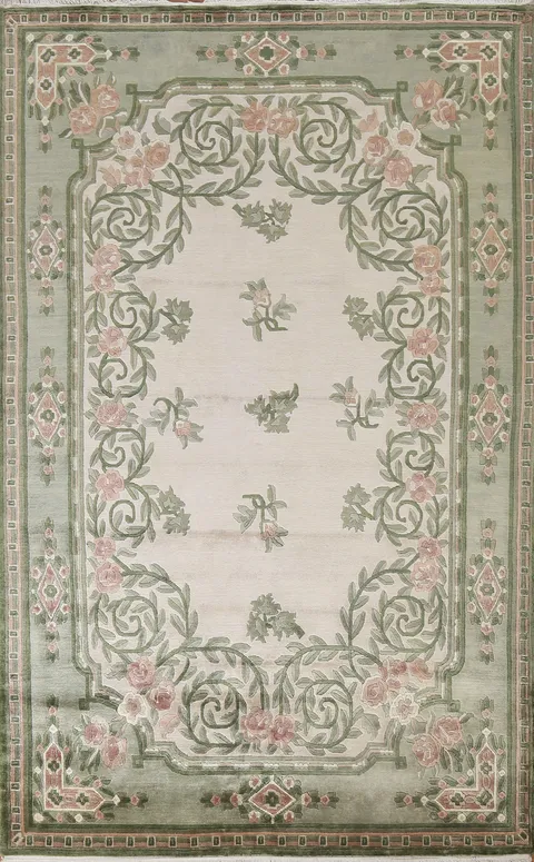 Handmade Wool Nepalese Oriental Rug 6x9