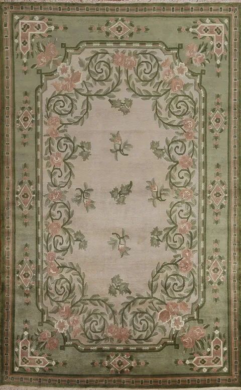 Handmade Wool Nepalese Oriental Rug 6x9