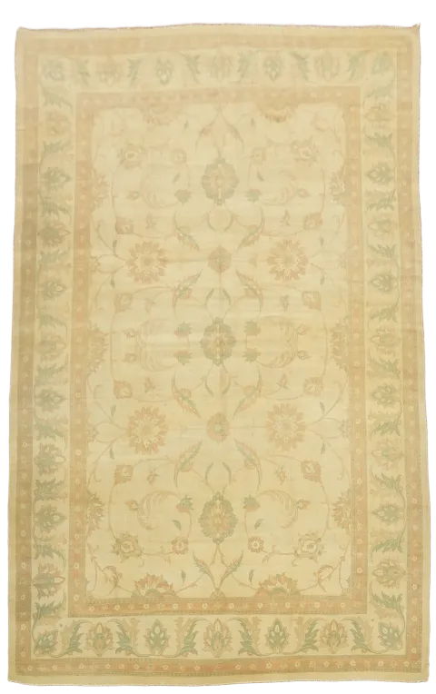 Vegetable Dye Vintage Sultanabad Large Persian Rug 13x21