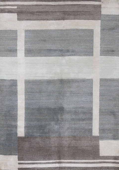 Geometric Wool Gabbeh Oriental Area Rug 5x7