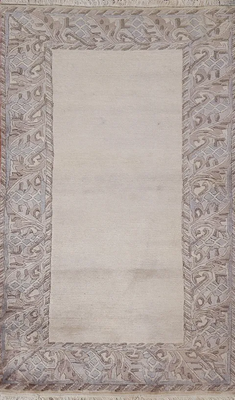 Handmade Wool Nepalese Oriental Runner Rug 2x5
