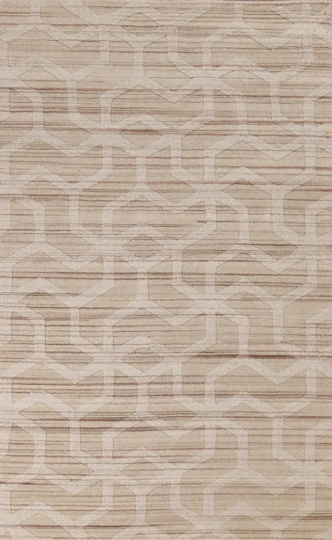 All-Over Geometric Gabbeh Oriental Wool Rug 5x8