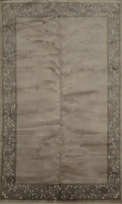 Hand-Knotted Wool Nepalese Oriental Area Rug 5x8