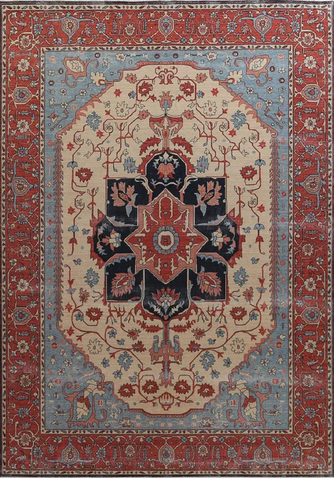 Handmade Heriz Serapi Turkish Area Rug 10x13