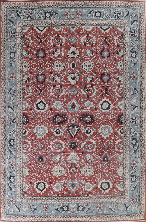 All-Over Floral Ziegler Wool Turkish Rug 9x12