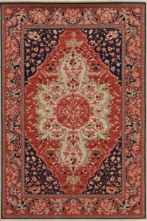 Handmade Sarouk Farahan Turkish Area Rug 4x6
