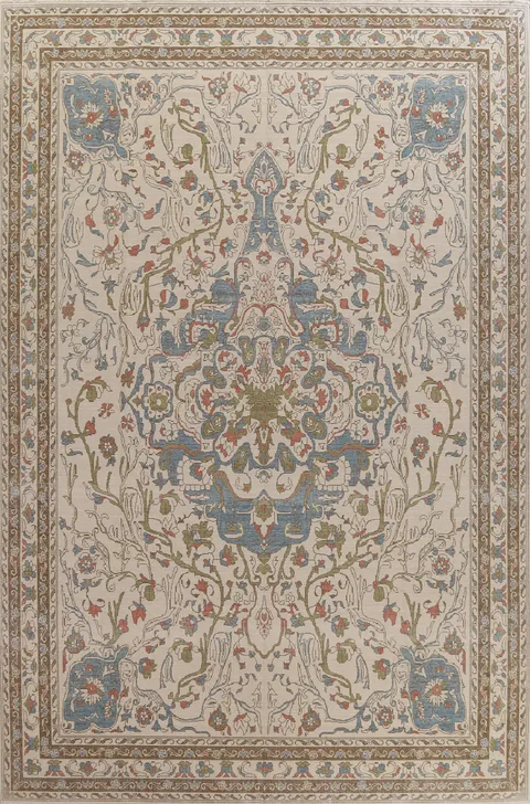 Floral Wool Oushak Oriental Handmade Rug 10x13