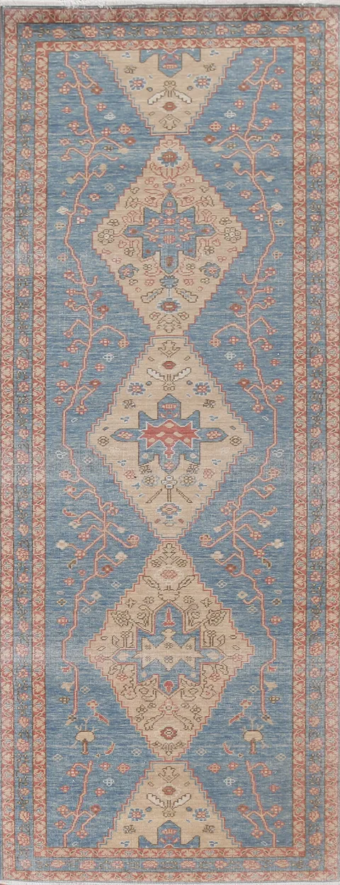 Wool Heriz Serapi Turkish Runner Rug 3x10