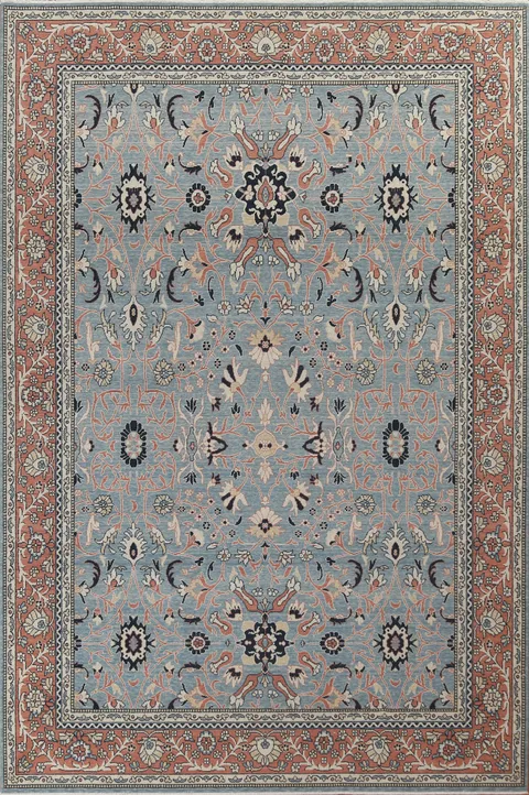 Floral Sultanabad Ziegler Turkish Wool Rug 9x12