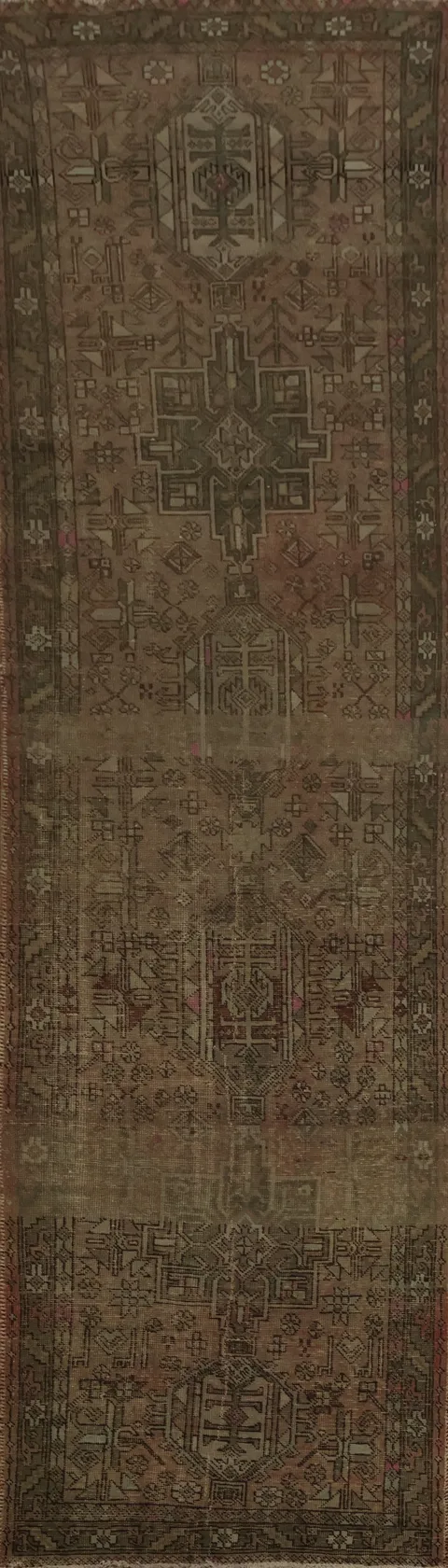 Classic Elegance Intricate Design Ardebil Persian Runner Rug 3x14