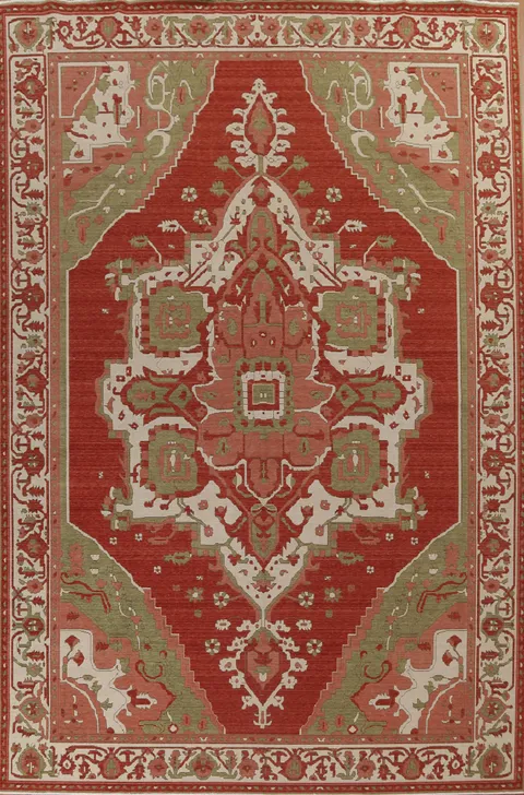 Geometric Heriz Serapi Oriental Area Rug 10x13