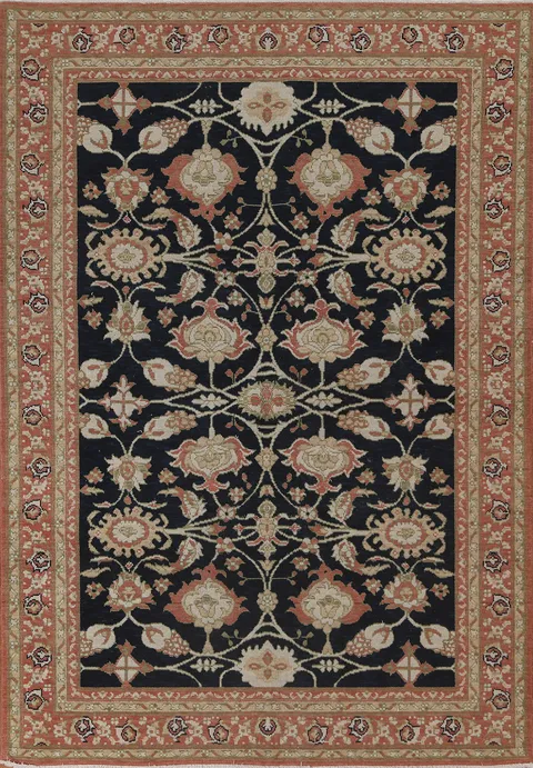 Floral Sultanabad Ziegler Oriental Area Rug 5x7