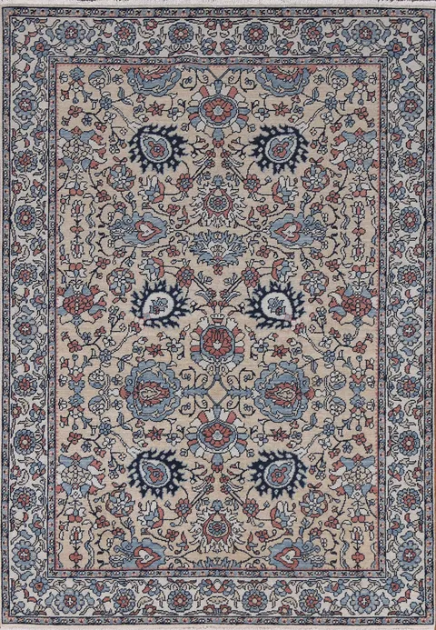 Floral Sultanabad Ziegler Turkish Area Rug 5x7
