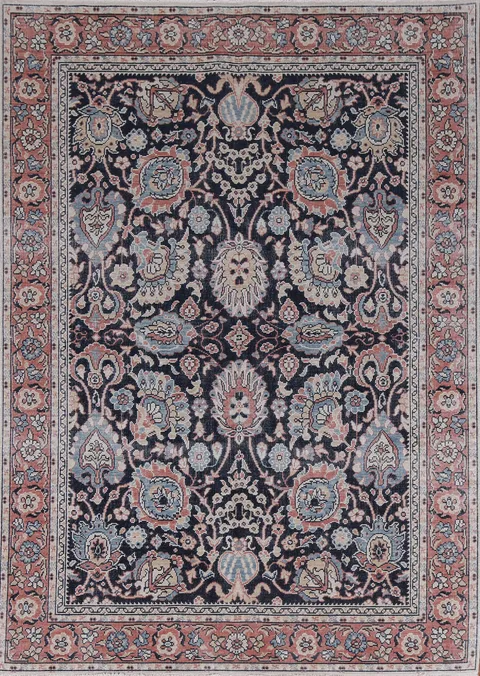 Floral Sultanabad Ziegler Oriental Wool Rug 5x7