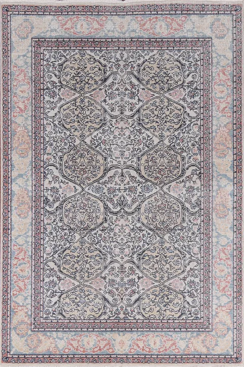 Geometric Bakhtiari Oriental Area Rug 4x6