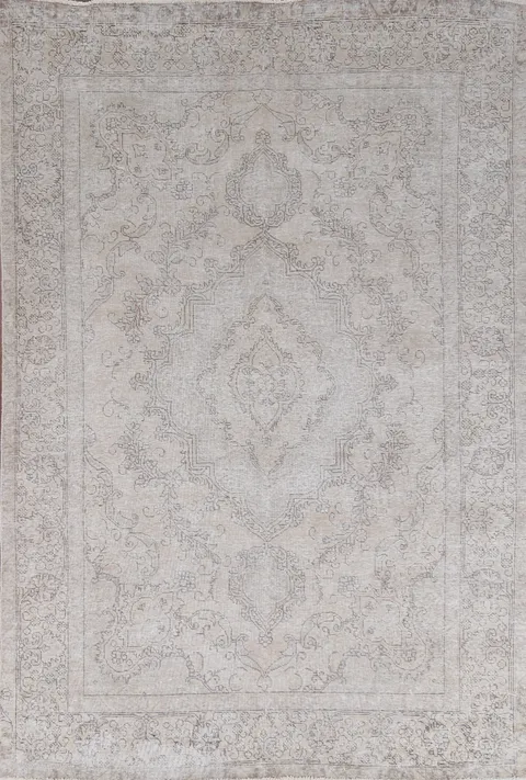Distressed Tabriz Persian Handmade Area Rug 7x9