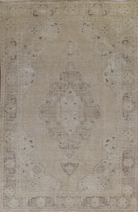 Geometric Tabriz Persian Handmade Area Rug 6x10
