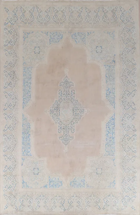 Vegetable Dye Antique Kerman Persian Area Rug 9x12
