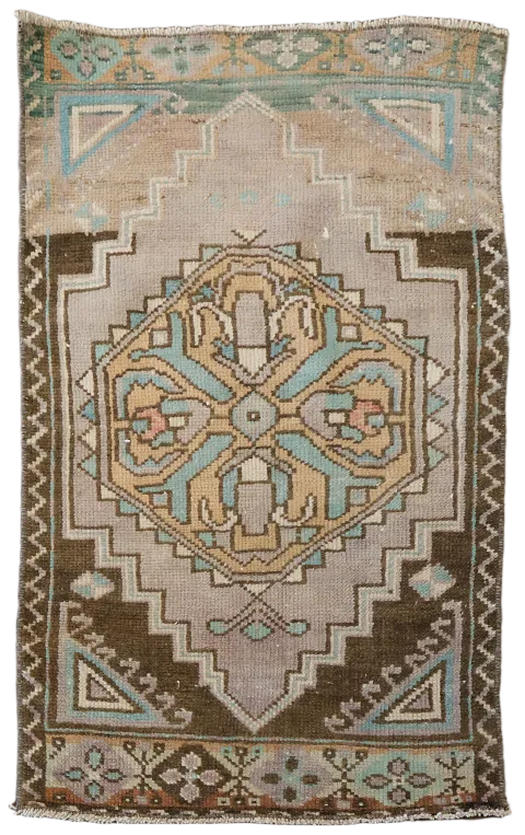 Handmade Anatolian Wool Turkish Rug 2x3