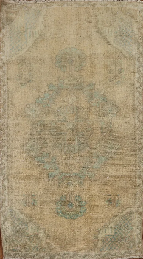 Geometric Anatolian Turkish Handmade Wool Rug 2x3