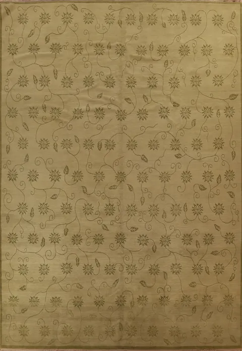 Vegetable Dye Nepalese Large Oriental Rug 11x14