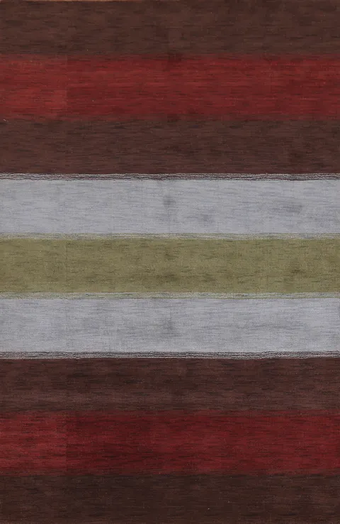 Contemporary Gabbeh Oriental Area Rug 7x10